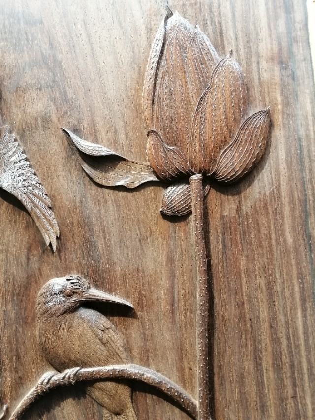 中国著名四大木雕_木雕浮雕 浅浮雕 丝翎檀雕