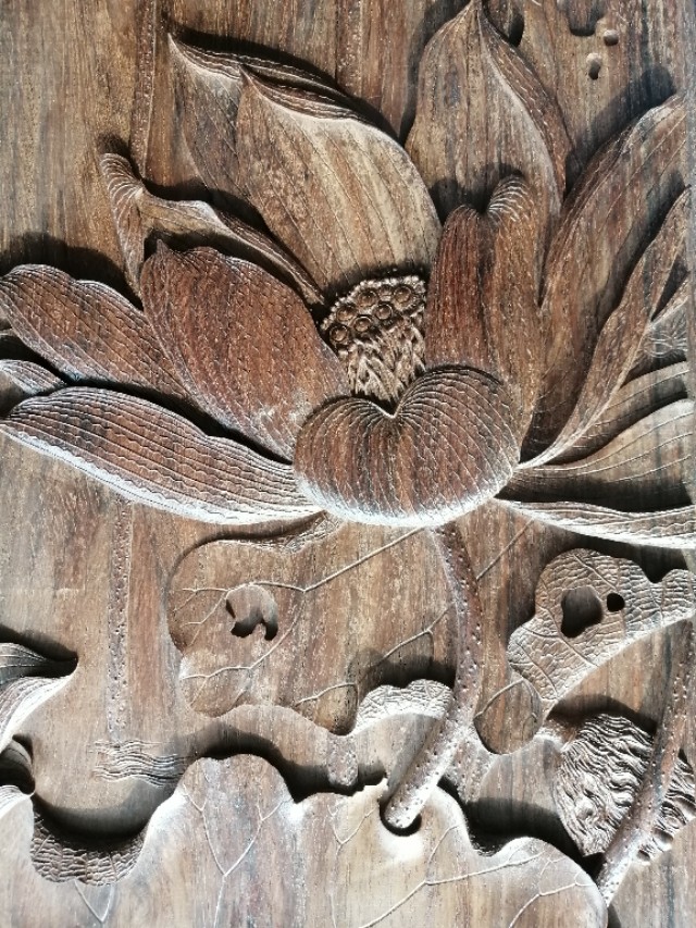 木雕浮雕 浅浮雕 丝翎檀雕_中国著名四大木雕