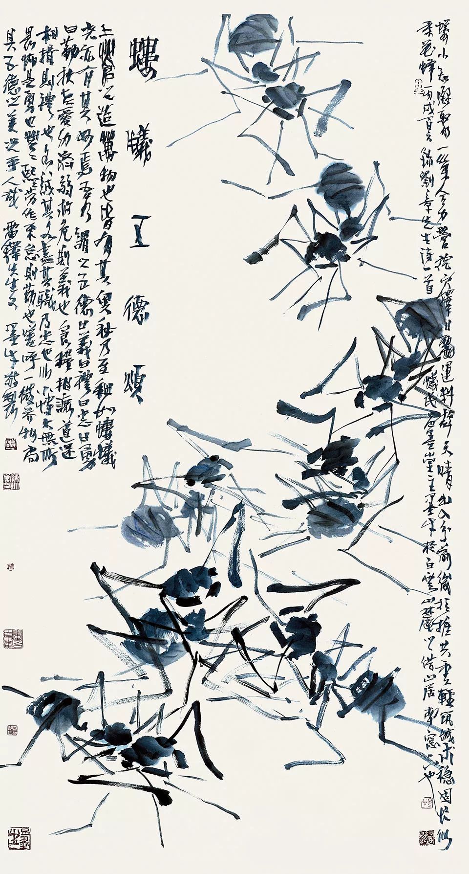 古墨八骏马图_八骏奔腾马到成功十字绣_陶瓷画八骏图