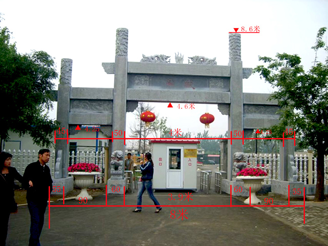 农村牌坊，石牌坊图片，一门牌坊，单门石牌楼，村口牌坊，村庄石牌坊