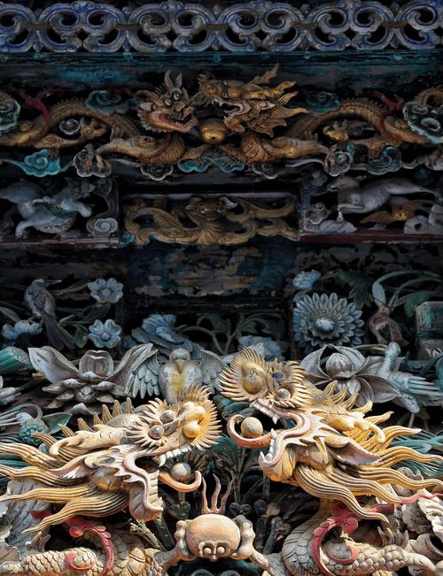 开封山陕会馆木雕艺术_中国传统木雕介绍_山陕会馆历史与建筑