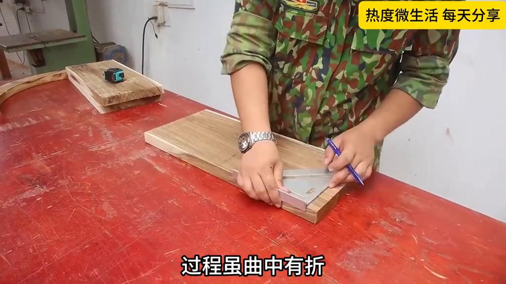 木工技术大全视频教程_木板变茶几制作过程_创意木制茶几制作教程