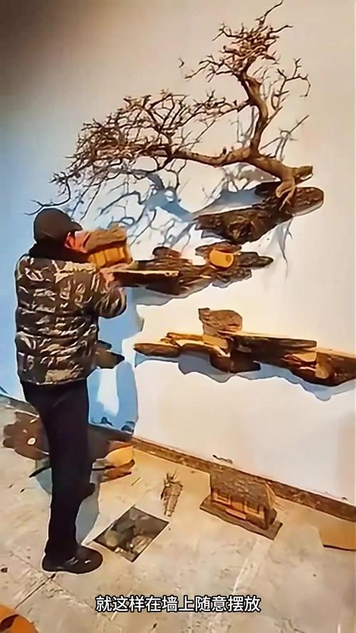 纯手工木工工艺制作过程_天才木工烂木头花瓶_简单手工雕刻