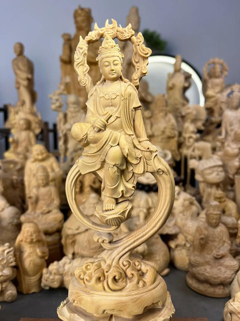 木雕龙头图片大全集_木雕寓意文化_中国木雕人物雕刻