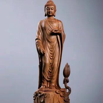 古代印度佛教雕像艺术_木头佛像雕刻_印度佛教雕塑材料技术