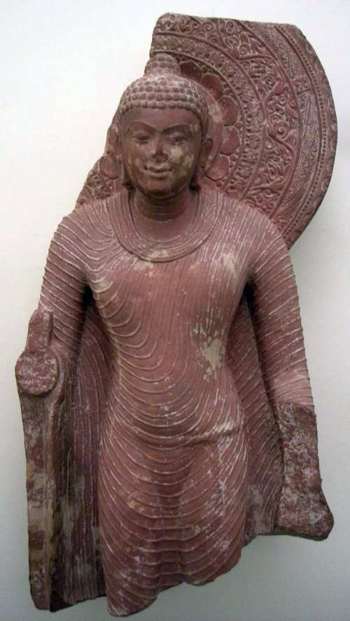 古代印度佛教雕像艺术_印度佛教雕塑材料技术_木头佛像雕刻