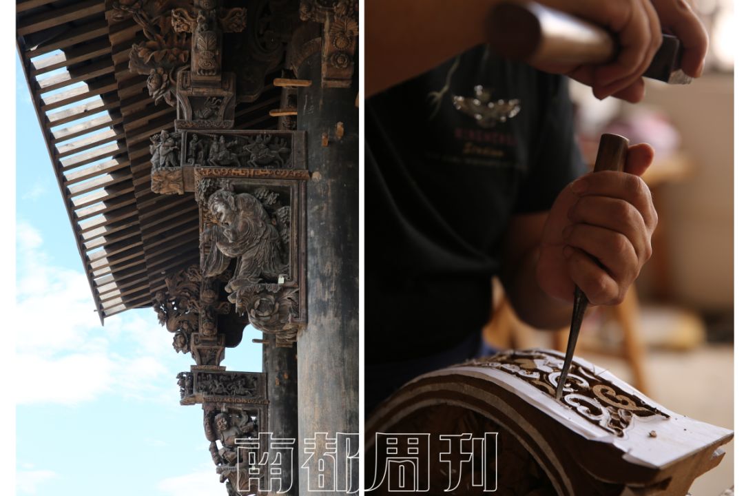 东阳木雕组图_古建筑修复技艺传承_东阳木雕古建修复
