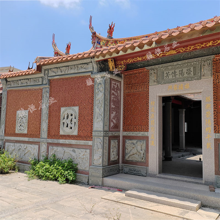神话传说类龙凤呈祥二十四孝福禄寿喜_浮雕墙画图片欣赏_宗祠祖厝石雕壁画浮雕图案