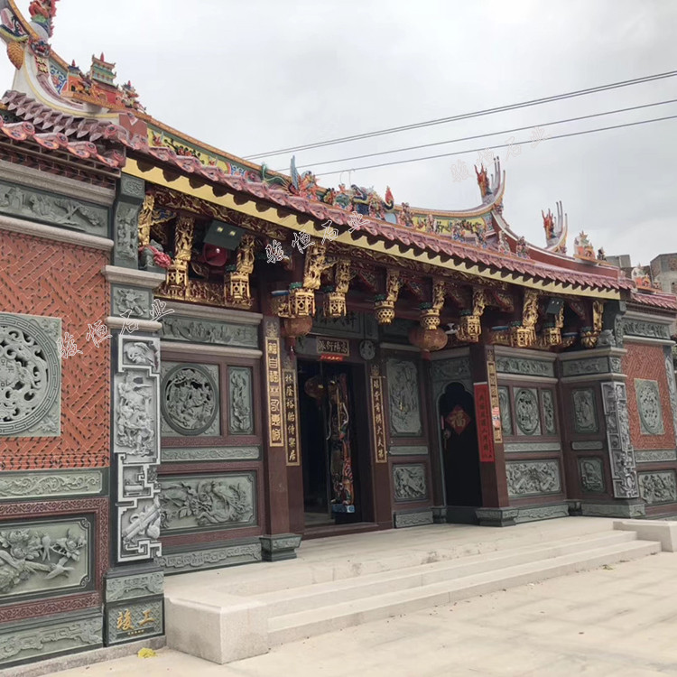 宗祠祖厝石雕壁画浮雕图案_浮雕墙画图片欣赏_神话传说类龙凤呈祥二十四孝福禄寿喜