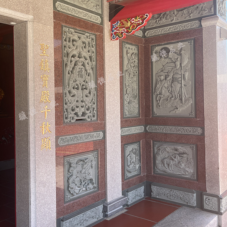 宗祠祖厝石雕壁画浮雕图案_神话传说类龙凤呈祥二十四孝福禄寿喜_浮雕墙画图片欣赏