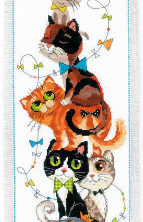 木刻画图片_猫狗双全幸福生活_手工木刻版画制作