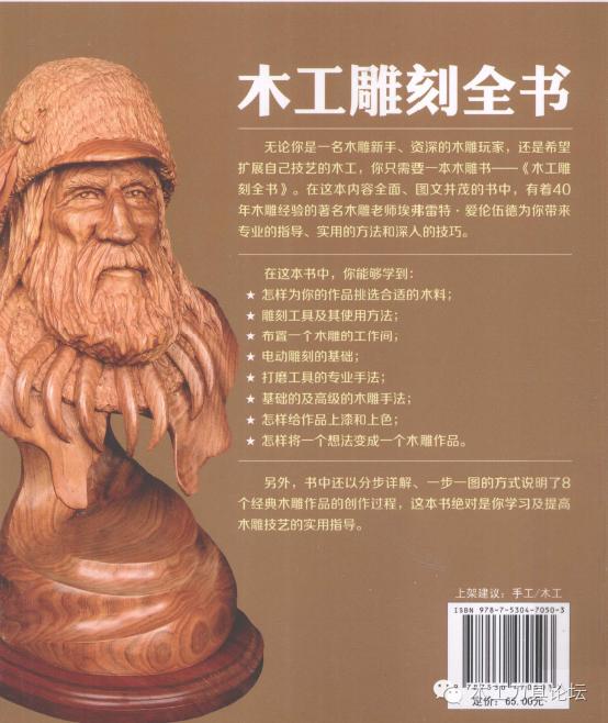 木工雕刻全书 从零开始 真正掌握木雕技艺_初学雕刻该如何入手_木雕初学者 教程 埃弗雷特·爱伦伍德