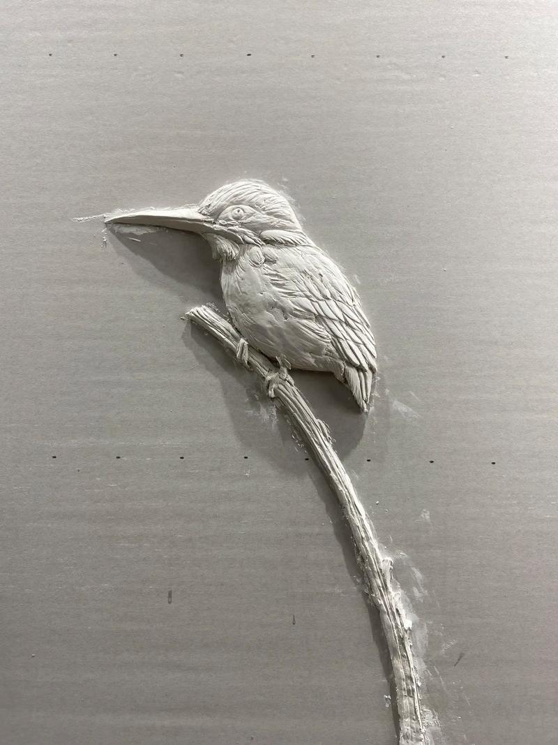 95后短视频女博主腻子粉浮雕_浮雕画用腻子还是石膏_腻子粉浮雕壁画