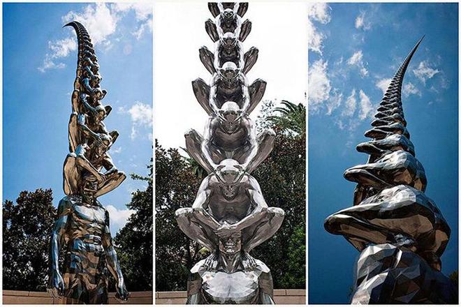 现代雕塑文化科技融合_雕刻艺术品欣赏_现代雕塑非传统材料