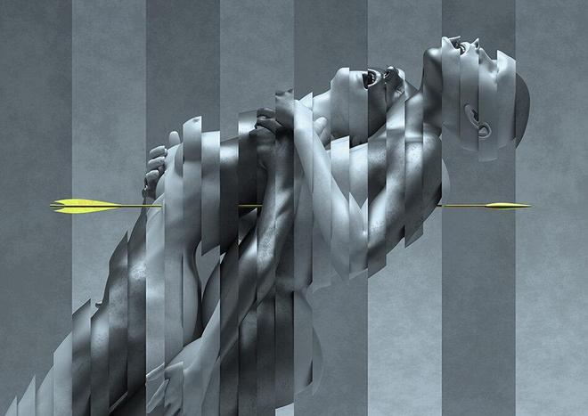 现代雕塑非传统材料_现代雕塑文化科技融合_雕刻艺术品欣赏