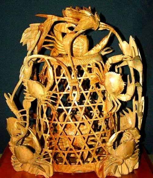 汕头木雕艺术工作室 何汉林 木雕作品创作过程_木雕厂