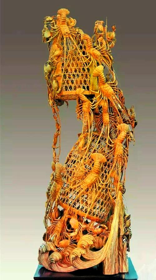 汕头木雕艺术工作室 何汉林 木雕作品创作过程_木雕厂