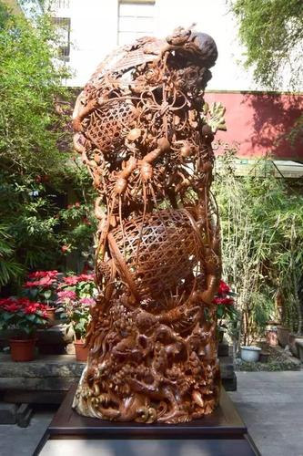 潮州木雕国家级非遗传承人李得浓_李得浓木雕艺术作品选集_木雕厂