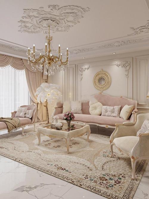 装修设计效果图免费_15万元二居装修分享_113平米欧式装修案例