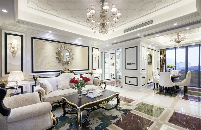 113平米欧式装修案例_装修设计效果图免费_15万元二居装修分享