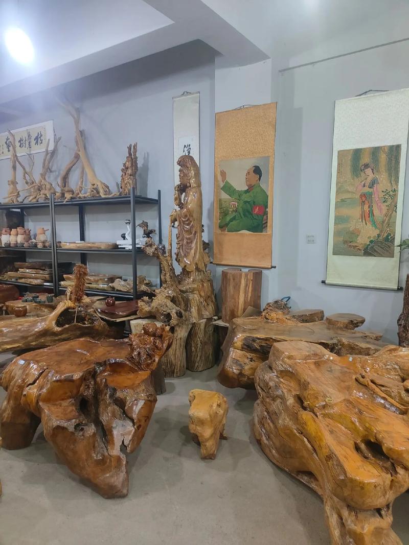 陶志舟根雕作品_西安长安区根雕艺术家_树根雕刻摆件图片