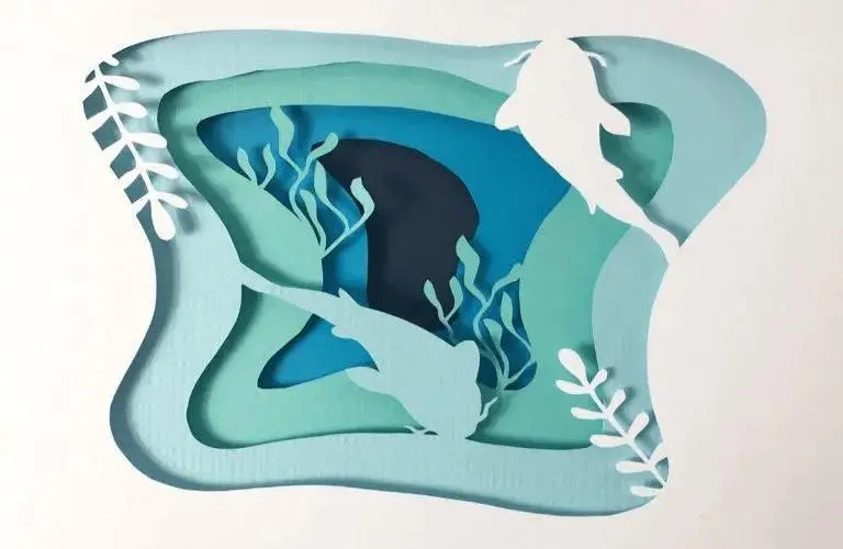 立体纸雕艺术教程_纸雕手工制作步骤_纸浮雕