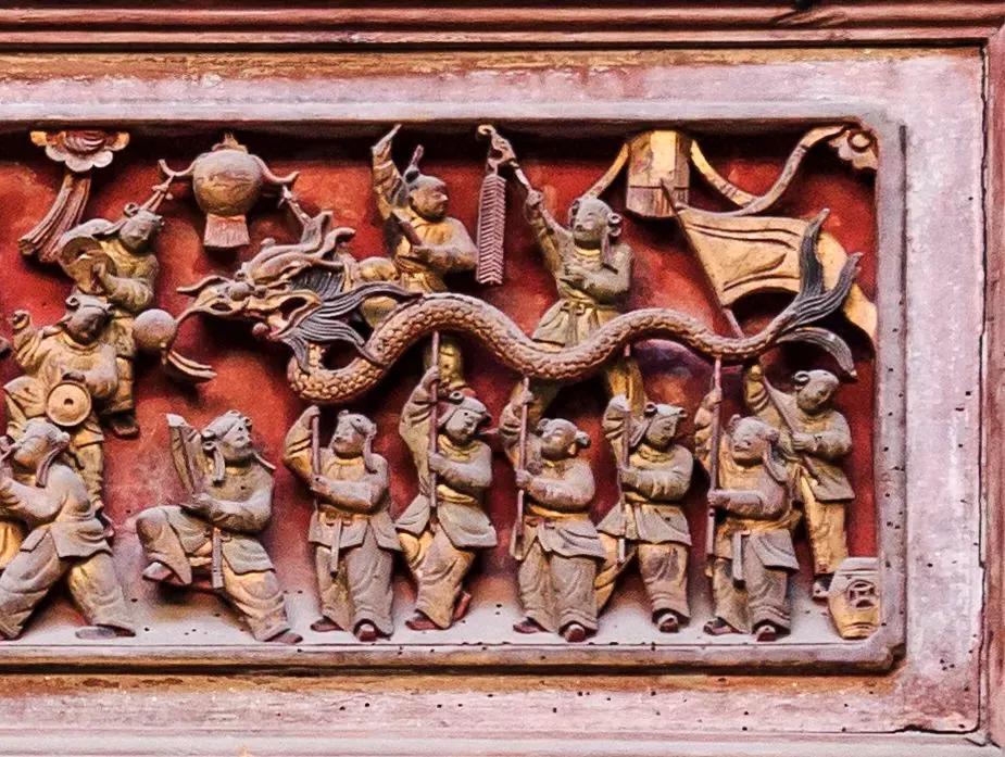 东阳仿古木雕门楼_徽州木雕砖雕石雕_徽州三雕艺术