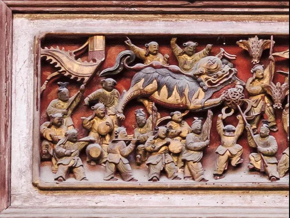 东阳仿古木雕门楼_徽州三雕艺术_徽州木雕砖雕石雕