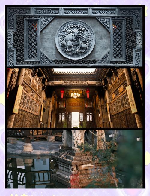 徽州木雕砖雕石雕_徽州三雕艺术_东阳仿古木雕门楼