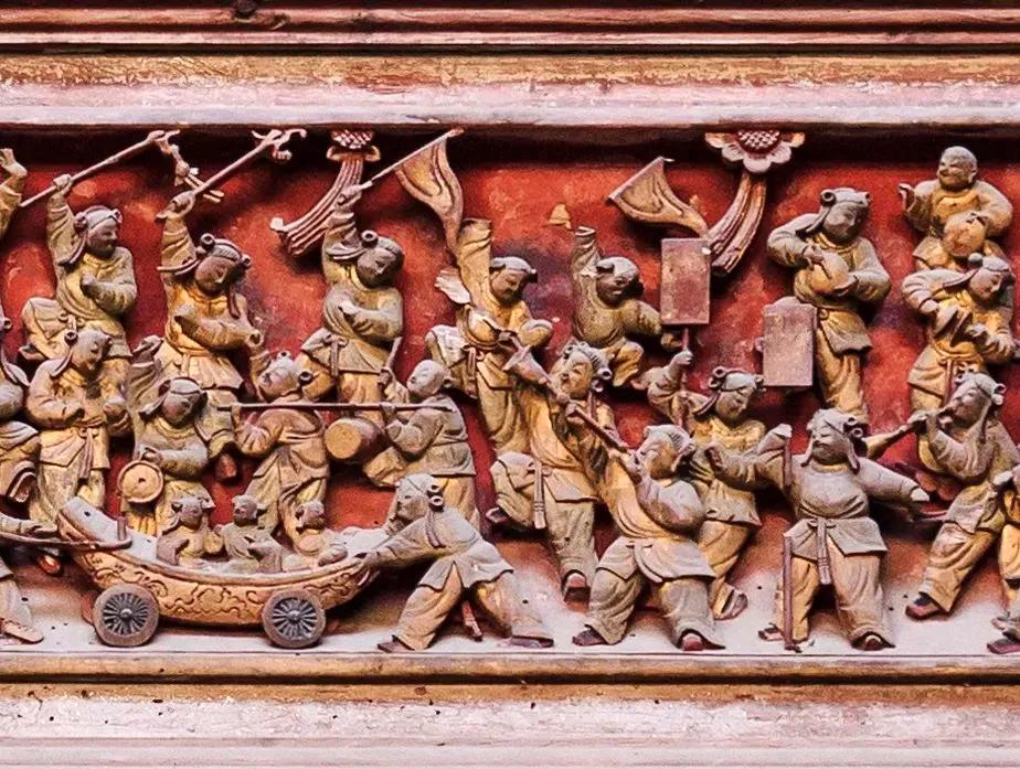 东阳仿古木雕门楼_徽州木雕砖雕石雕_徽州三雕艺术