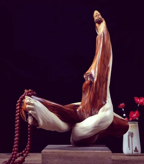 根雕艺人莫康鹏_根雕作品《一带一路》_初学根雕如何着手