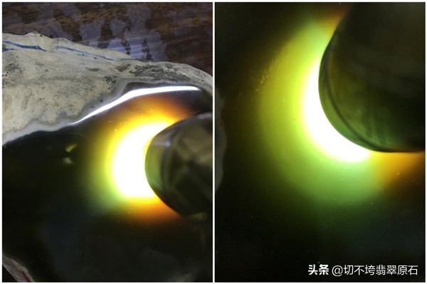 翡翠皮壳砂发与肉质关系_翡翠原石_赌石皮壳翻砂学问砂细肉细