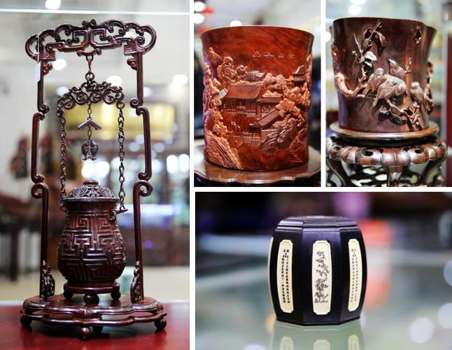 刘承林红木雕刻作品_南通如东林韵堂林木雕艺术馆_东阳木雕赏析