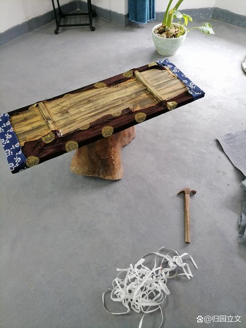 木头改造设计教程_手工创意休闲桌制作过程_幼儿简单木头手工