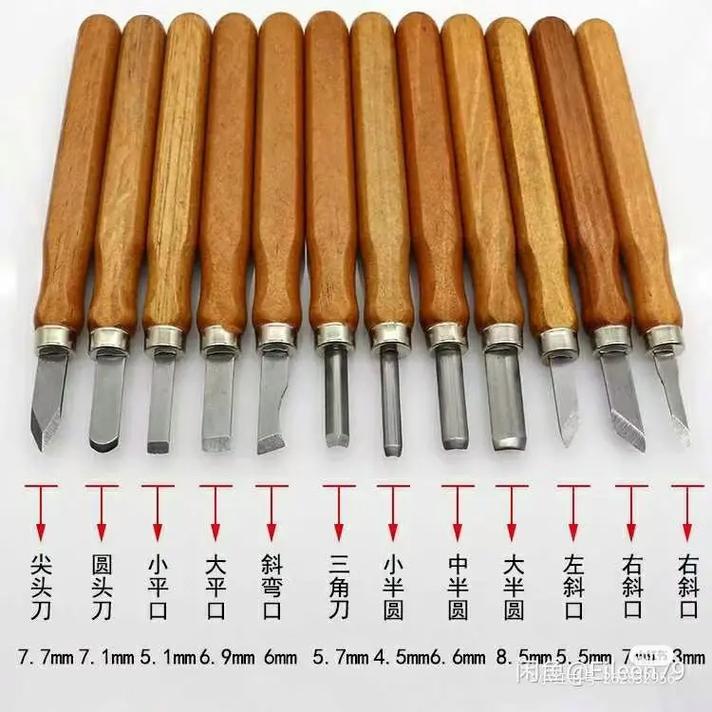 木雕刀种类与用途详解_木雕工艺制作方法_手工木雕工具全套