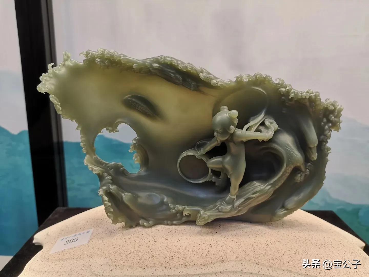 天工奖获奖作品_雕刻菩萨图案大全_翡翠观音雕刻艺术