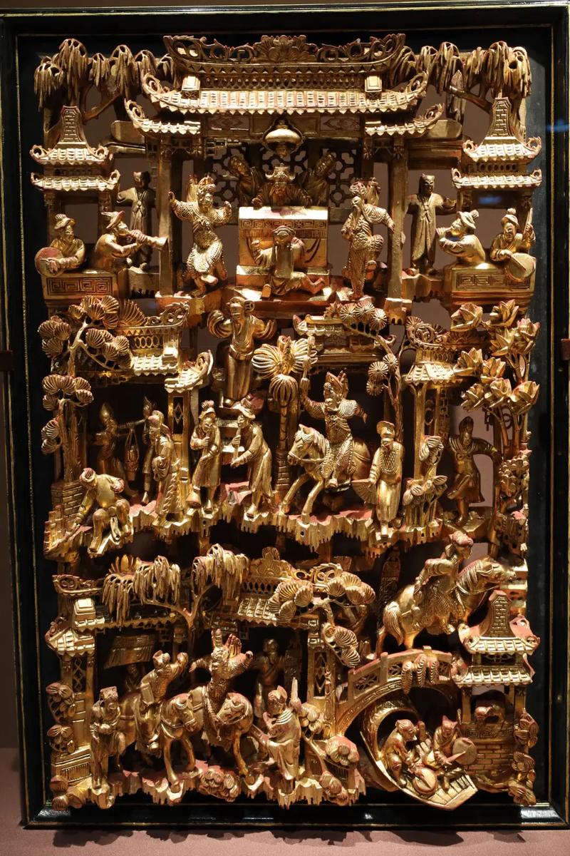 潮州木雕雕刻技法_木雕清明上河图_潮州木雕历史发展