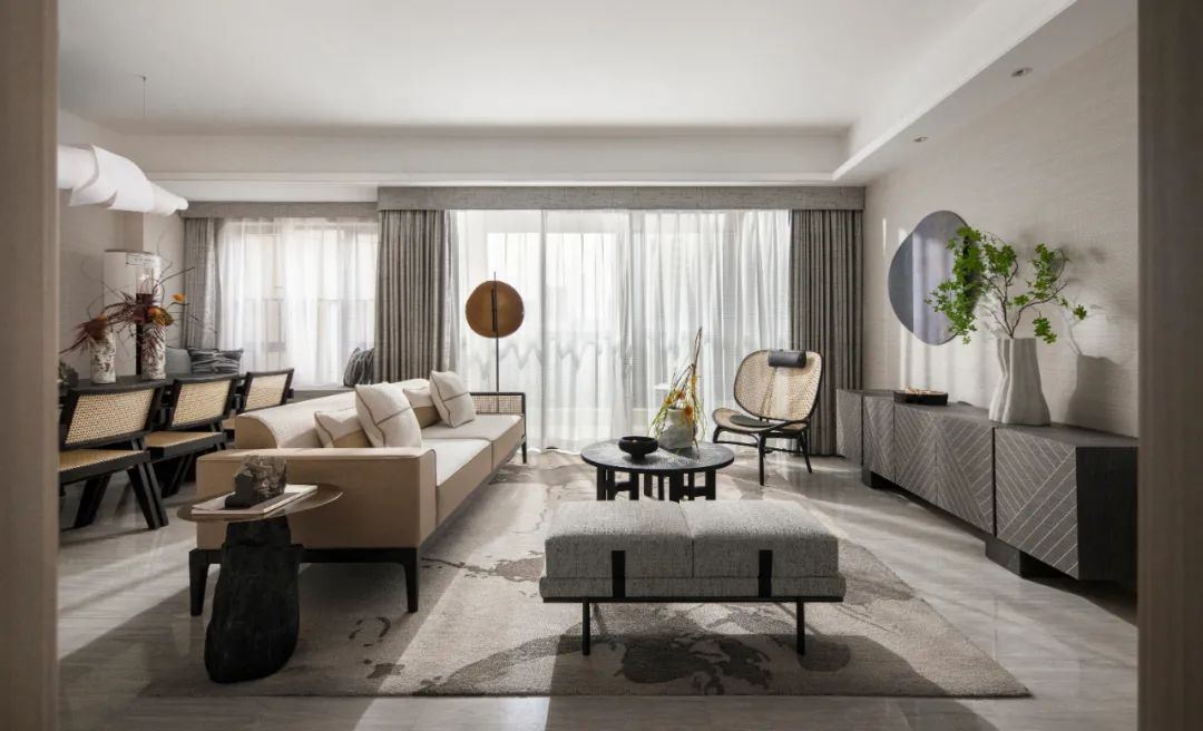 新中式装修设计_中式风格装修效果图_中山新中式家居案例