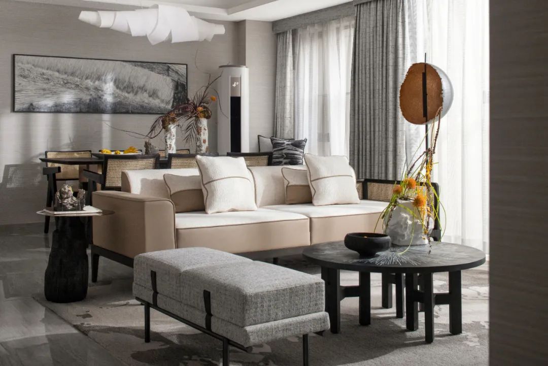 中式风格装修效果图_中山新中式家居案例_新中式装修设计