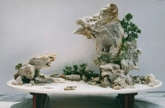 初学雕刻用什么材料_山水盆景雕琢山石技法_软石硬石加工区别