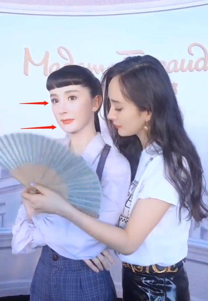 杨幂蜡像还原度_蜡像_杜莎夫人蜡像馆评价