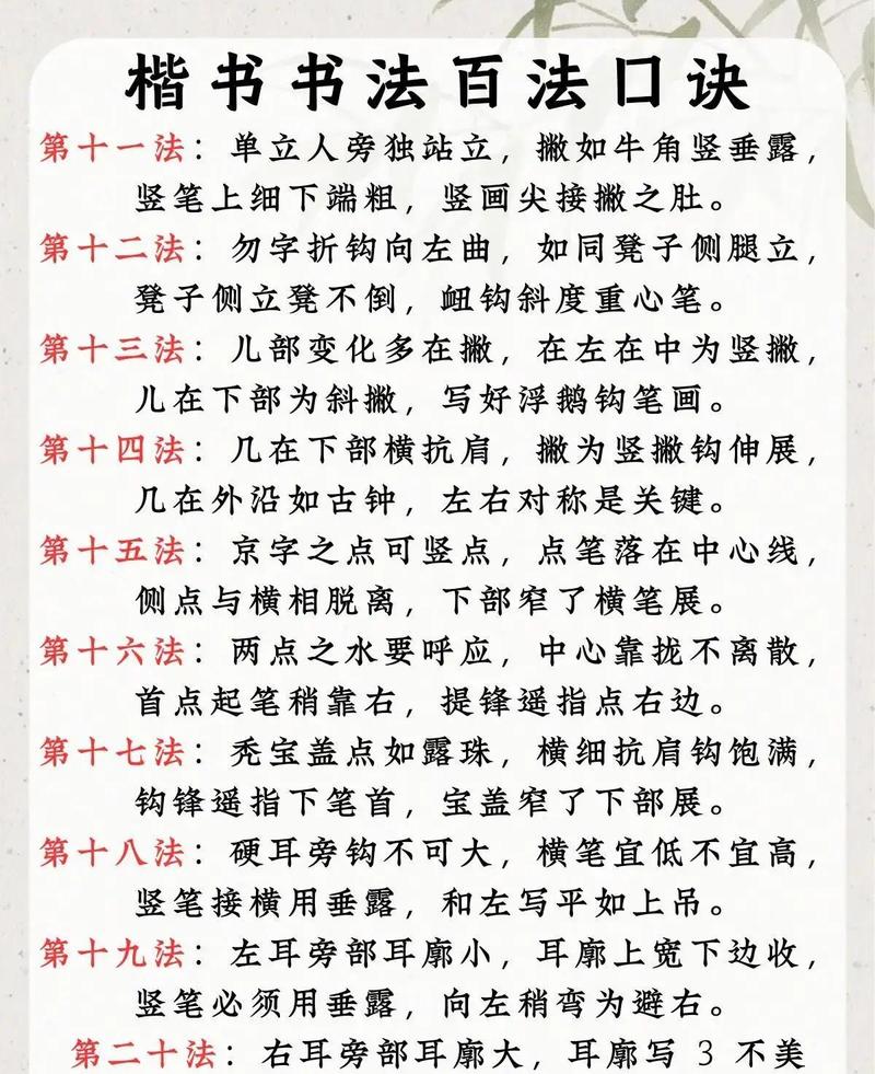 收放之间笔墨呼吸_小楷结构拆解_初学小楷怎么练