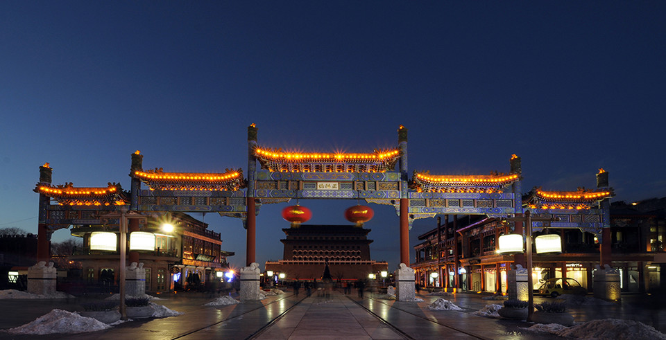 牌楼的历史起源_牌楼与牌坊的区别_木牌坊图