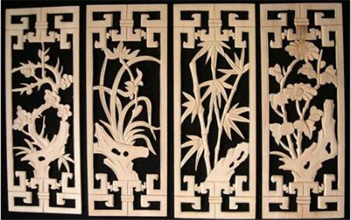 木雕工艺品制作流程_木雕花图片欣赏_木雕花工艺制作流程