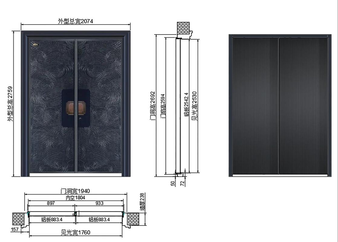 农村别墅大门_农村小宅基地别墅设计_带夹层农村自建房方案