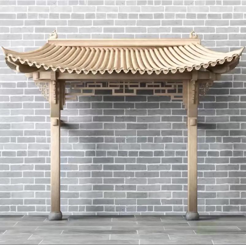 住宅大门牌匾图片_立标木艺厂家_仿古大门定制