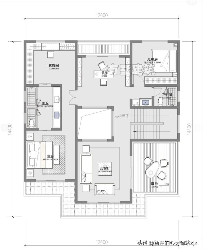 农村别墅大门_现代风别墅院子设计_回农村盖房12米面宽别墅图纸