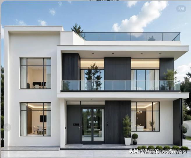 现代风别墅院子设计_农村别墅大门_回农村盖房12米面宽别墅图纸