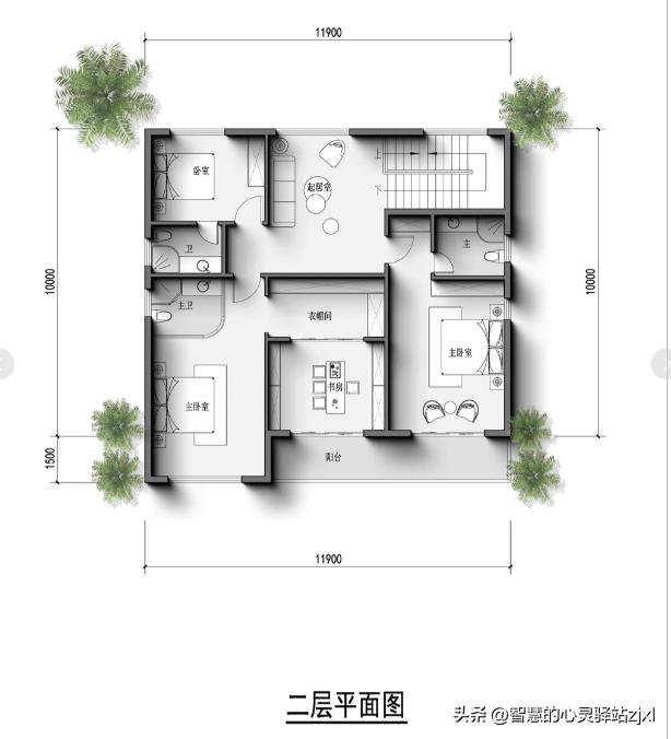 农村别墅大门_现代风别墅院子设计_回农村盖房12米面宽别墅图纸