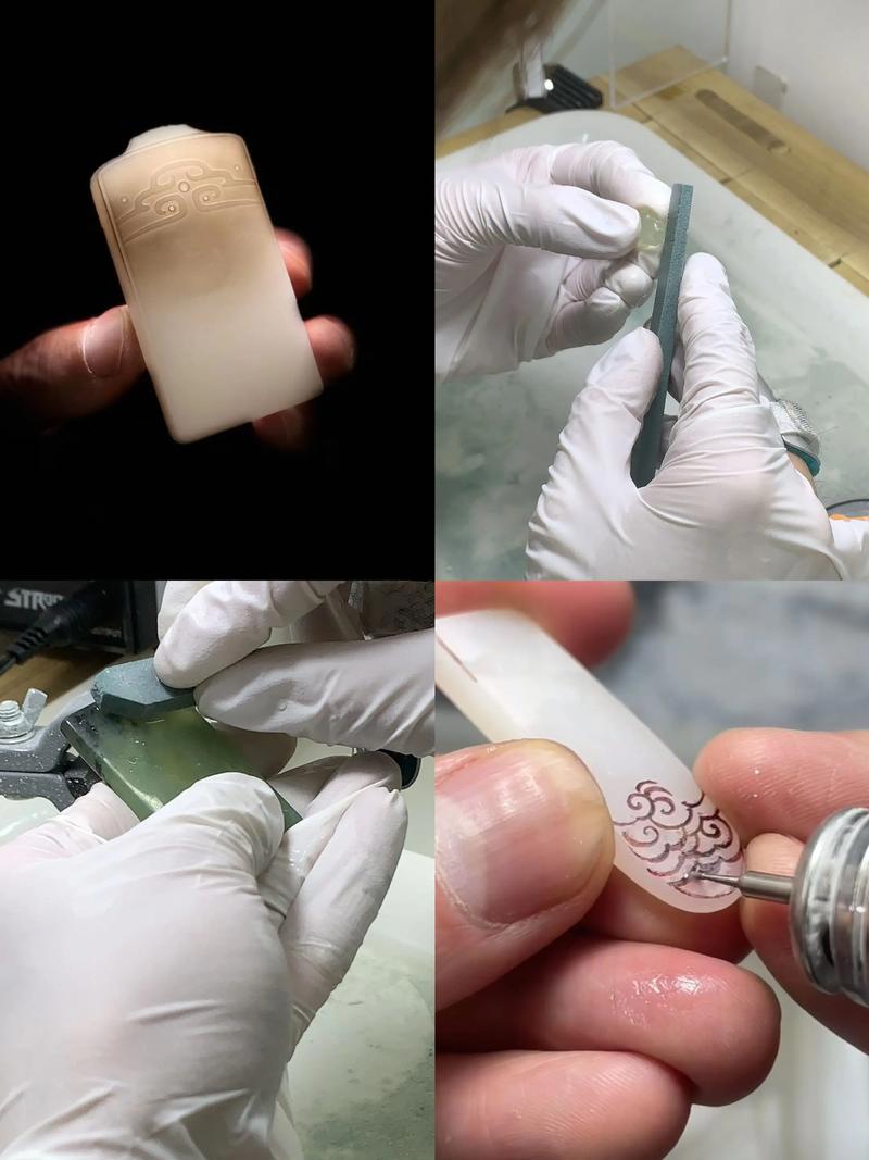 翡翠雕刻步骤_翡翠原石雕刻教程_雕刻入门教学